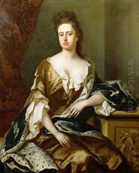 Portrait of Queen Anne 1665-1714 by Michael Dahl