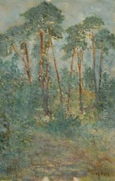 Waldlandschaft Oil Painting by Hugo Poll