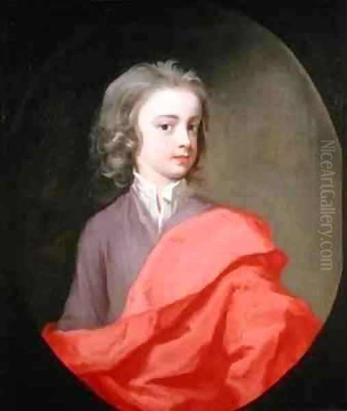 Portrait of a Young Boy of the Winnington Family Oil Painting by Michael Dahl