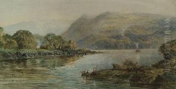 Lakeland Or River Oil Painting by Albert Pollitt