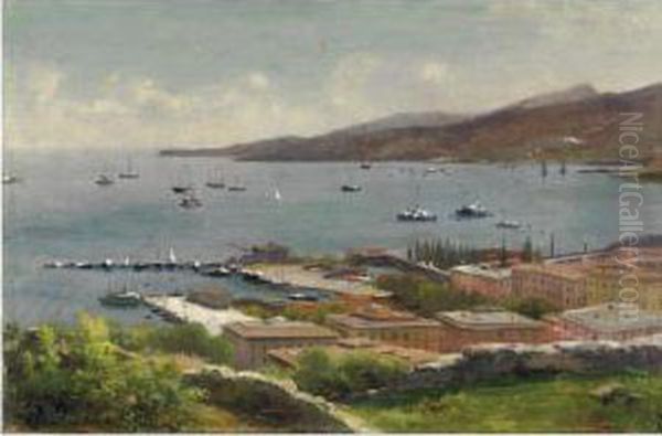 Golfo Di La Spezia Oil Painting by Silvio Poma