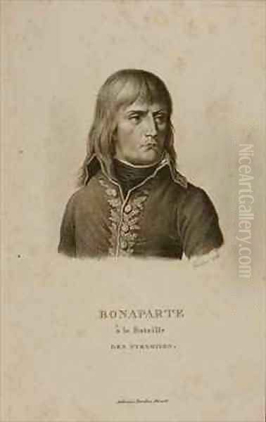 Portrait of Napoleon Bonaparte 1769-1821 Oil Painting by Francois Seraphin Delpech