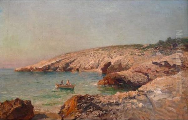 Sausset Les Pins Oil Painting by Raphael Luc Ponson