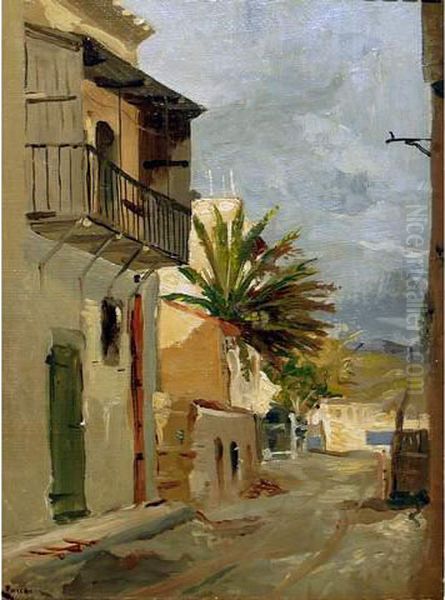 Village Varois Oil Painting by Raphael Luc Ponson