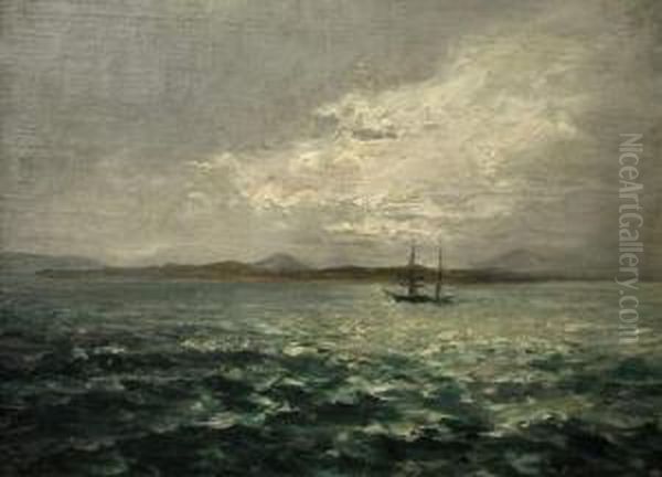 Ciel A Porquerolle. Oil Painting by Raphael Luc Ponson