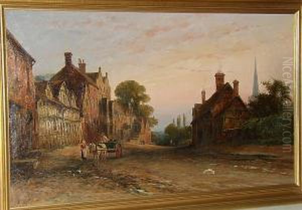 Chaddesley Corbett Oil Painting by Henry Martin Pope