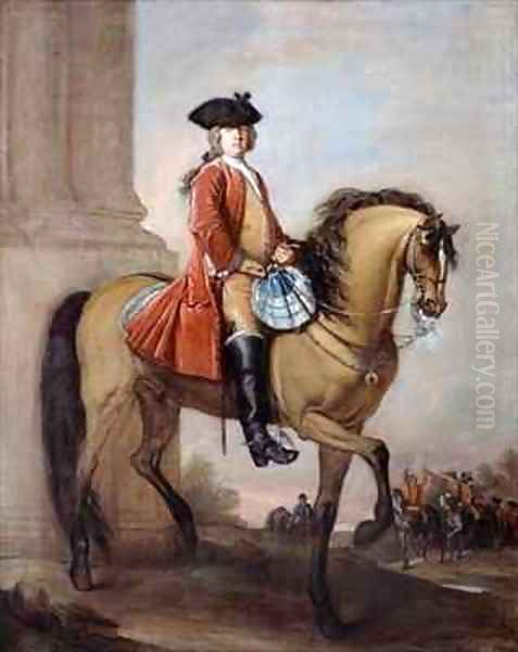 Brigadier and Lieutenant Richard Gifford Oil Painting by Bartholomew Dandridge