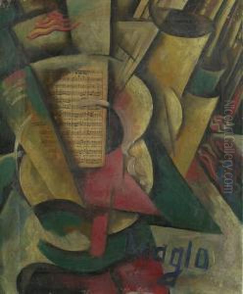 Abstrakte Komposition Oil Painting by Lyubov Popova