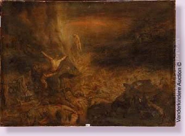 Le Massacre Des Innocents Oil Painting by Jean-Francois Portaels