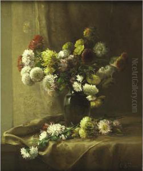 Flowers Oil Painting by Charles Ethan Porter