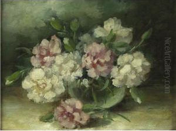 Still Life With Flowers Oil Painting by Charles Ethan Porter