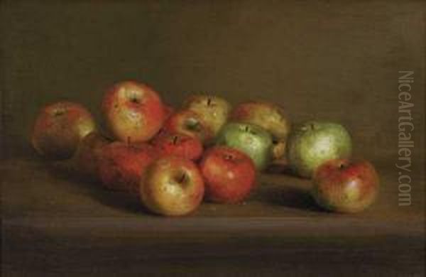 Fourteen Apples Oil Painting by Charles Ethan Porter