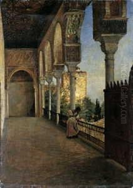 In Der Alhambra, Granada. by Felix Possart