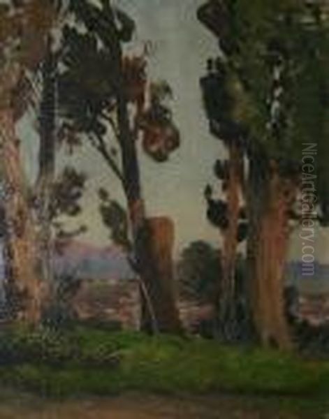 Sudlandische Landschaft Oil Painting by Felix Possart