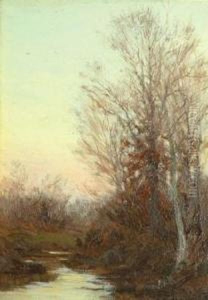 At Close Of Day Oil Painting by William Merritt Post