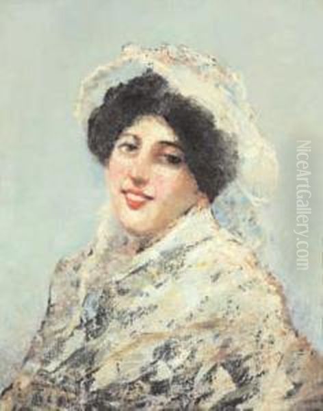 Figura Femminile Oil Painting by Salvatore Postiglione