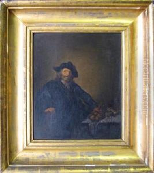 The Miser Oil Painting by Hendrick Gerritsz. Pot