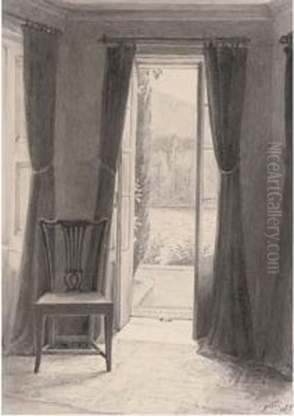 The French Windows Oil Painting by Helen Beatrix Potter