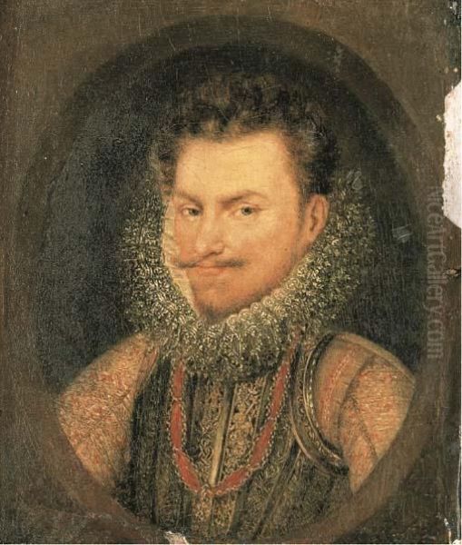 Portrait Of Philips Willem, Count Of Nassau Oil Painting by Frans Pourbus