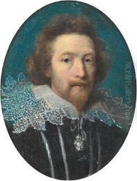 Portrait Of A Bearded Man Oil Painting by Frans Pourbus the younger