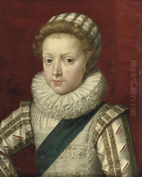 Portrait Of Gaston D'orleans Oil Painting by Frans Pourbus the younger