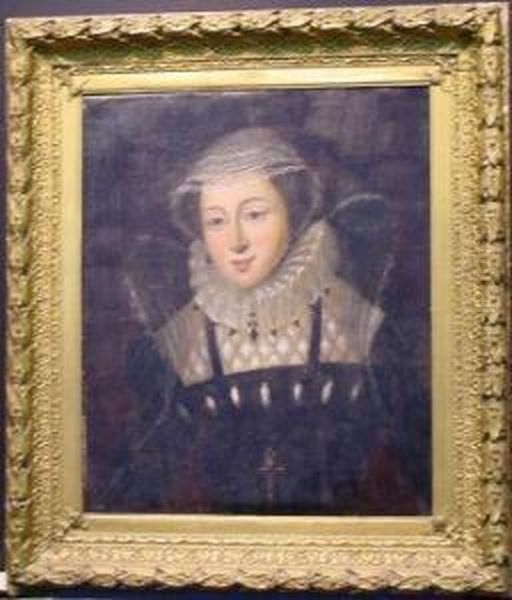 Portrait Of A Woman Oil Painting by Frans Pourbus the younger