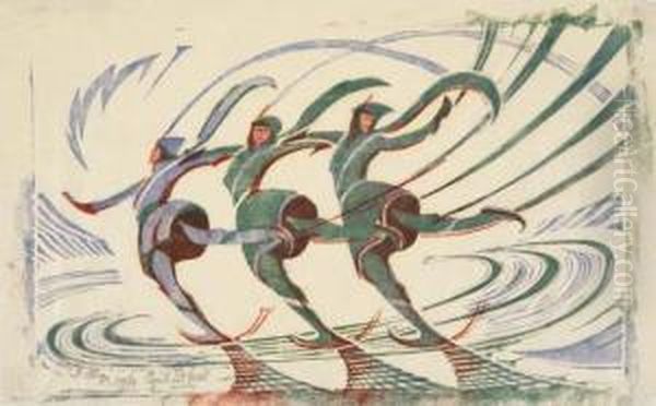 Skaters (coppel Cep 29) by Cyril Edward Power