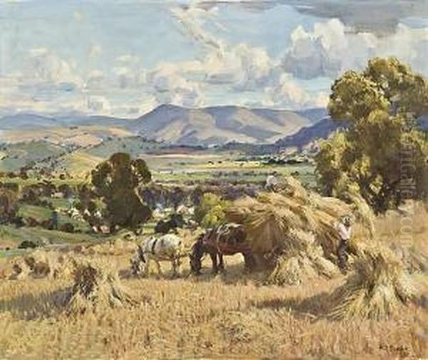 The Hay Makers Oil Painting by Harold Septimus Power