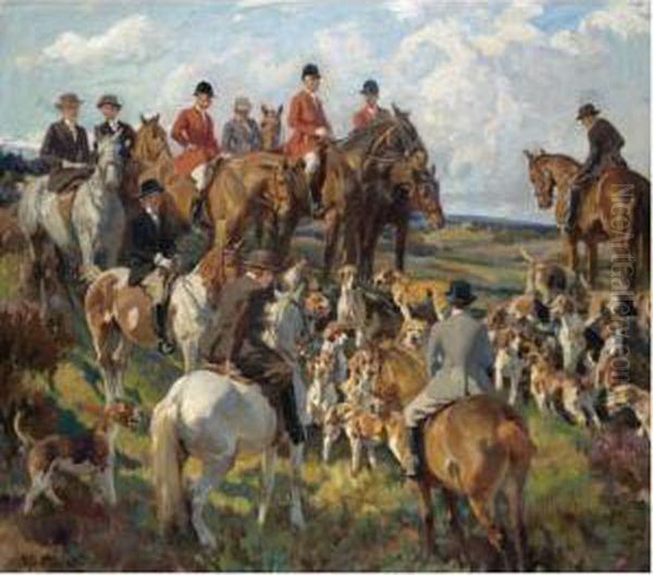 The Meet On The Moor by Harold Septimus Power