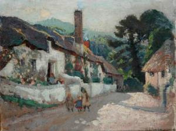 Village, West Porlock by Harold Septimus Power