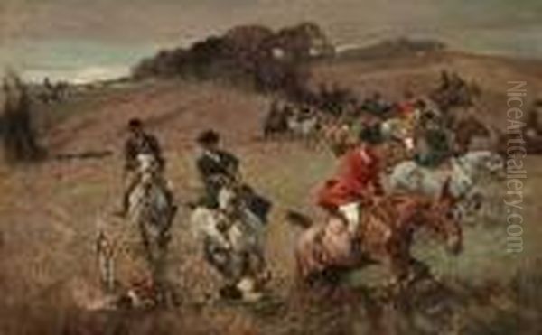 A Fox Hunt In The Midlands by Harold Septimus Power