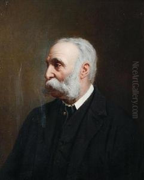 Portrait Of A Gentleman, Thought To Be Mr.whittaker Oil Painting by Sir Edward John Poynter