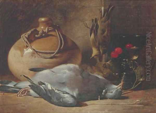 A pigeon Oil Painting by William Duffield