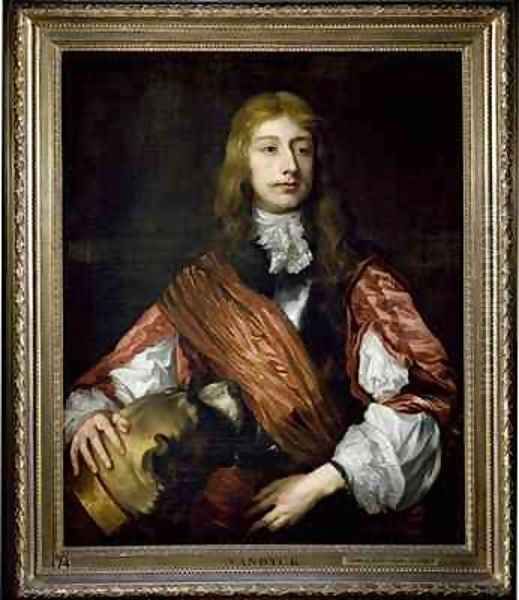 Thomas Killigrew and his dog Oil Painting by Sir Anthony Van Dyck