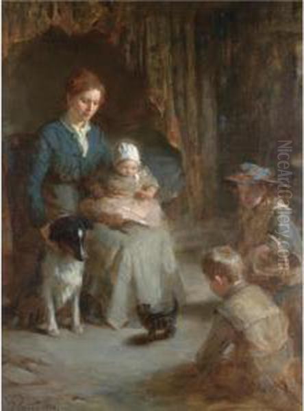 The New Arrival Oil Painting by William Pratt