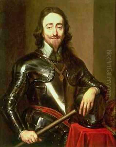 Portrait of King Charles I 1600-49 2 Oil Painting by Sir Anthony Van Dyck