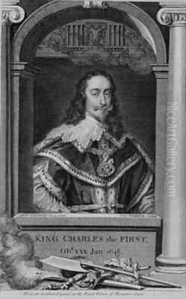 Charles I 1600-49 King of Great Britain and Ireland from 1625 Oil Painting by Sir Anthony Van Dyck