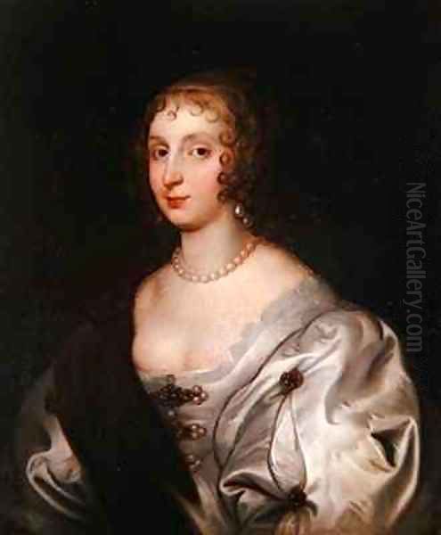 Lady Elizabeth Stuart Oil Painting by Sir Anthony Van Dyck