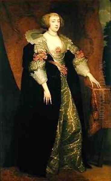 Margaret of Lorraine 1615-72 Oil Painting by Sir Anthony Van Dyck