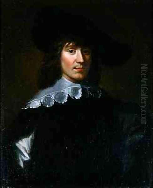 William Lawes Oil Painting by Sir Anthony Van Dyck