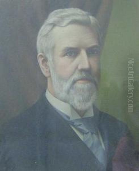 Portrait Of A Gentleman Oil Painting by Levi Wells Prentice