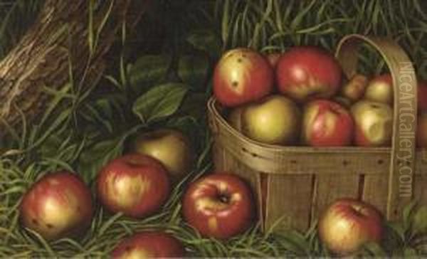 Harvest Of Apples Oil Painting by Levi Wells Prentice