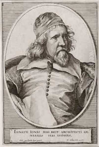 Portrait of Inigo Jones 1573-1652 Oil Painting by Sir Anthony Van Dyck