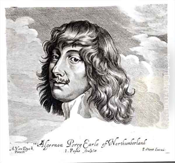 Portrait of Algernon Percy Tenth Earl of Northumberland 1602-1668 Oil Painting by Sir Anthony Van Dyck