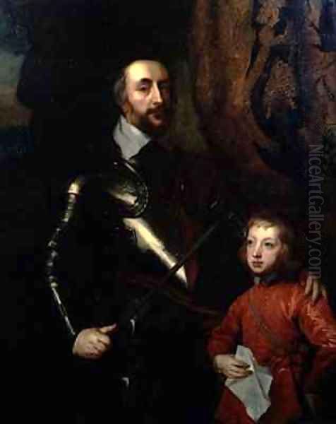 Portrait of Thomas Howard Oil Painting by Sir Anthony Van Dyck