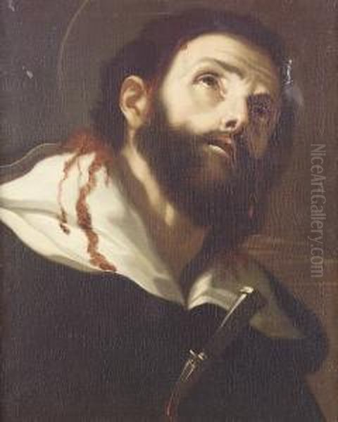 A Martyr Saint Oil Painting by Mattia Preti