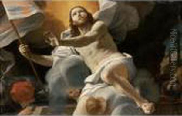 Cristo Risorto Oil Painting by Mattia Preti