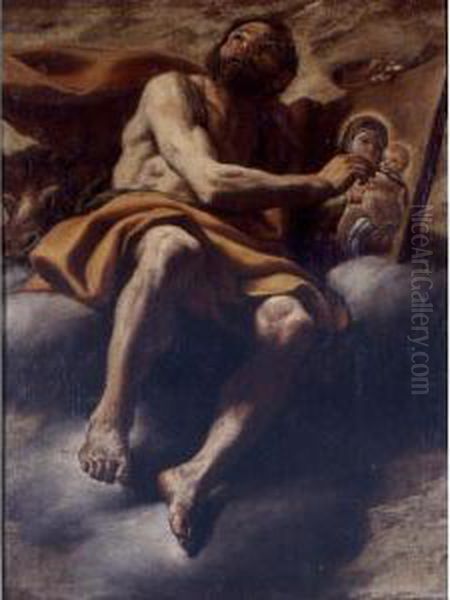 Saint Luke Painting The Virgin Oil Painting by Mattia Preti