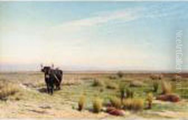 The Camargue Oil Painting by Ivan Petrovich Prianishnikov