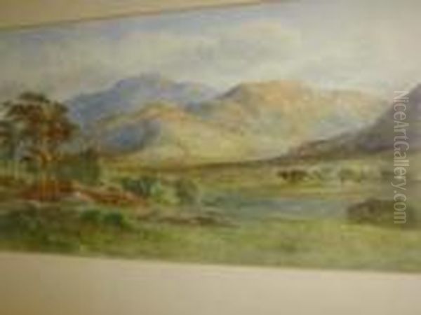 Lakeland River Scene Oil Painting by James Price